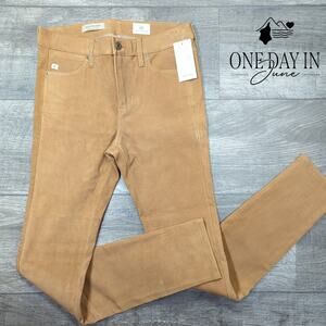 Adriano Goldschmied Lamb Leather The Legging Super Skinny Ankle Jeans Size 27 (4